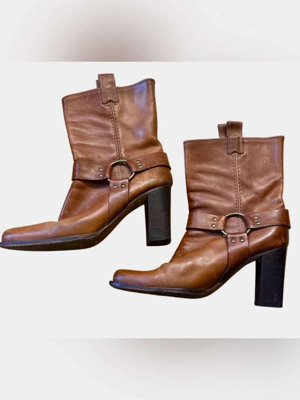 Vintage Women's Micheal Kors Brown Leather Mid-Calf Boots